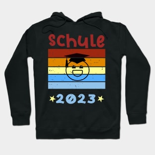 Schule 2023 1. Klasse Smile Schulbeginn T shirt Hoodie